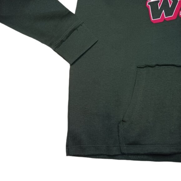 Minnesota Wild Womens Size Large Hoodie Green Long Sleeve Hooded NHL Hockey - Picture 7 of 7